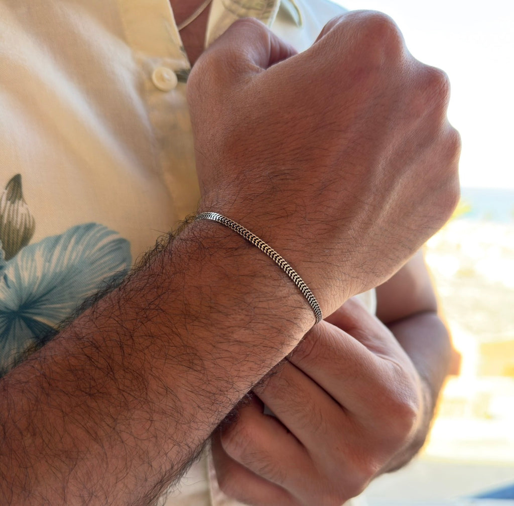 Thin Mesh Bracelet - S925 Sterling Silver