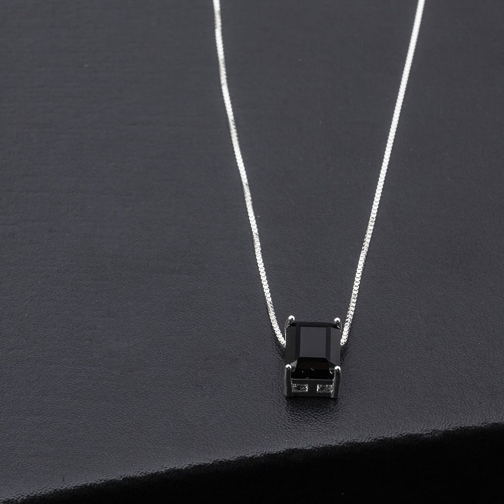 Black Zircon Necklace