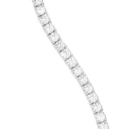 White Tennis Necklace - Sterling Silver 925