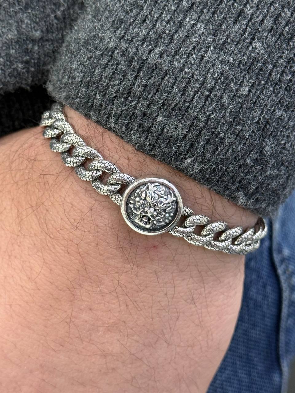 Fire Dragon Bracelet - S925 Sterling Silver
