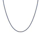 BLUE SAPPHIRE TENNIS NECKLACE