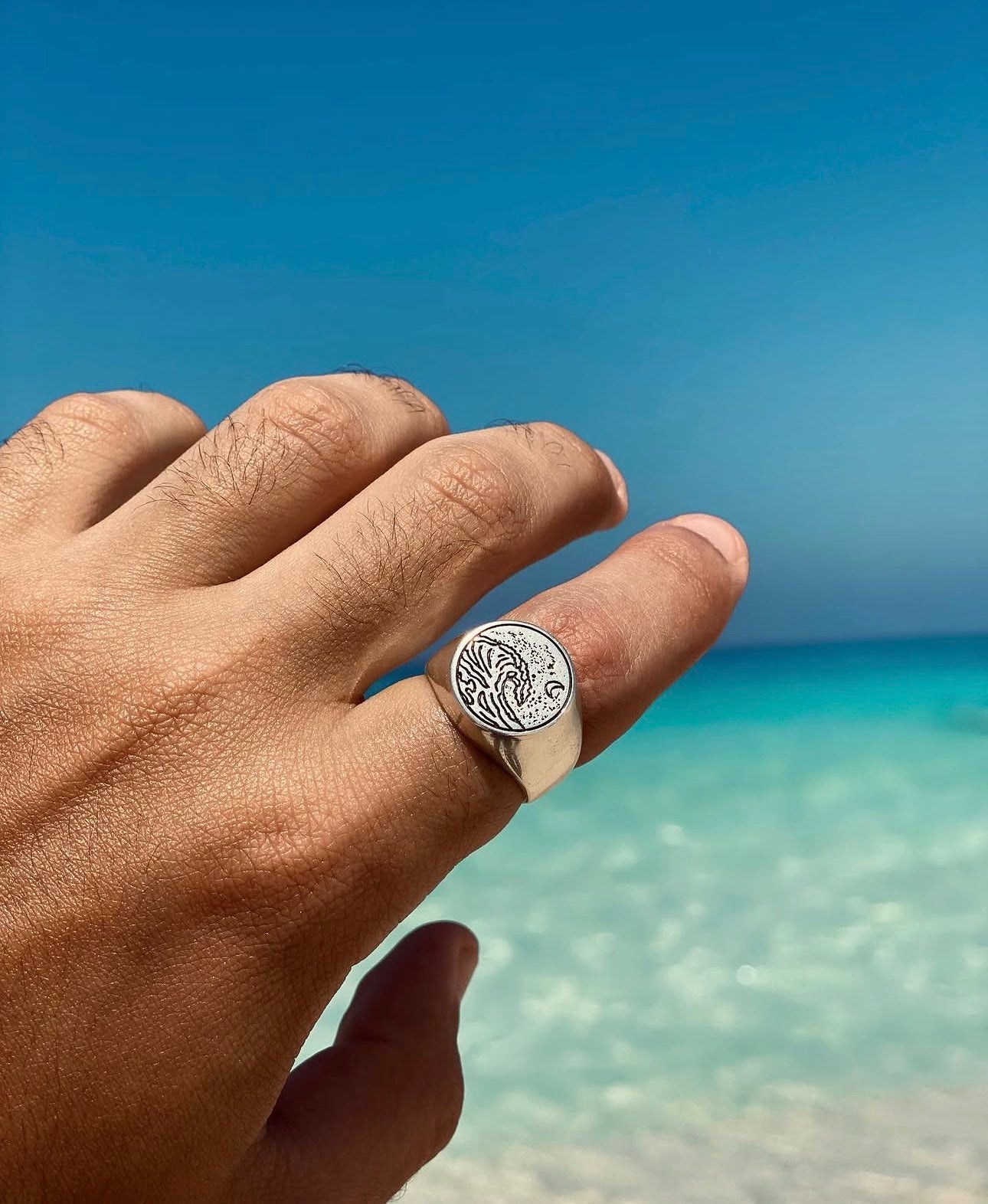 Sunset Ring - S925 Sterling Silver