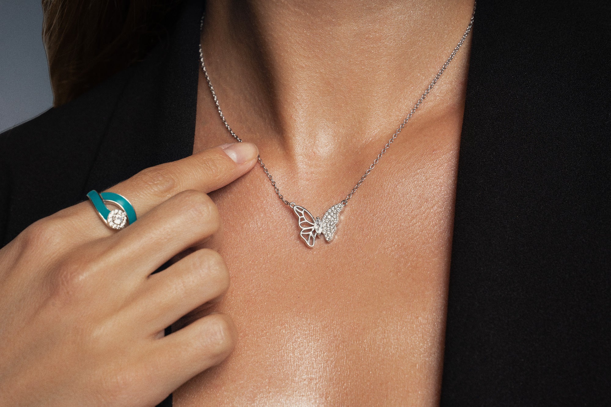 Solo Butterfly Necklace