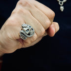 Cobra Skull Ring - S925 Sterling Silver