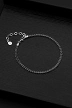 Black Tennis Bracelet 2mm