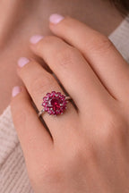 Barbie Blossom Silver Ring
