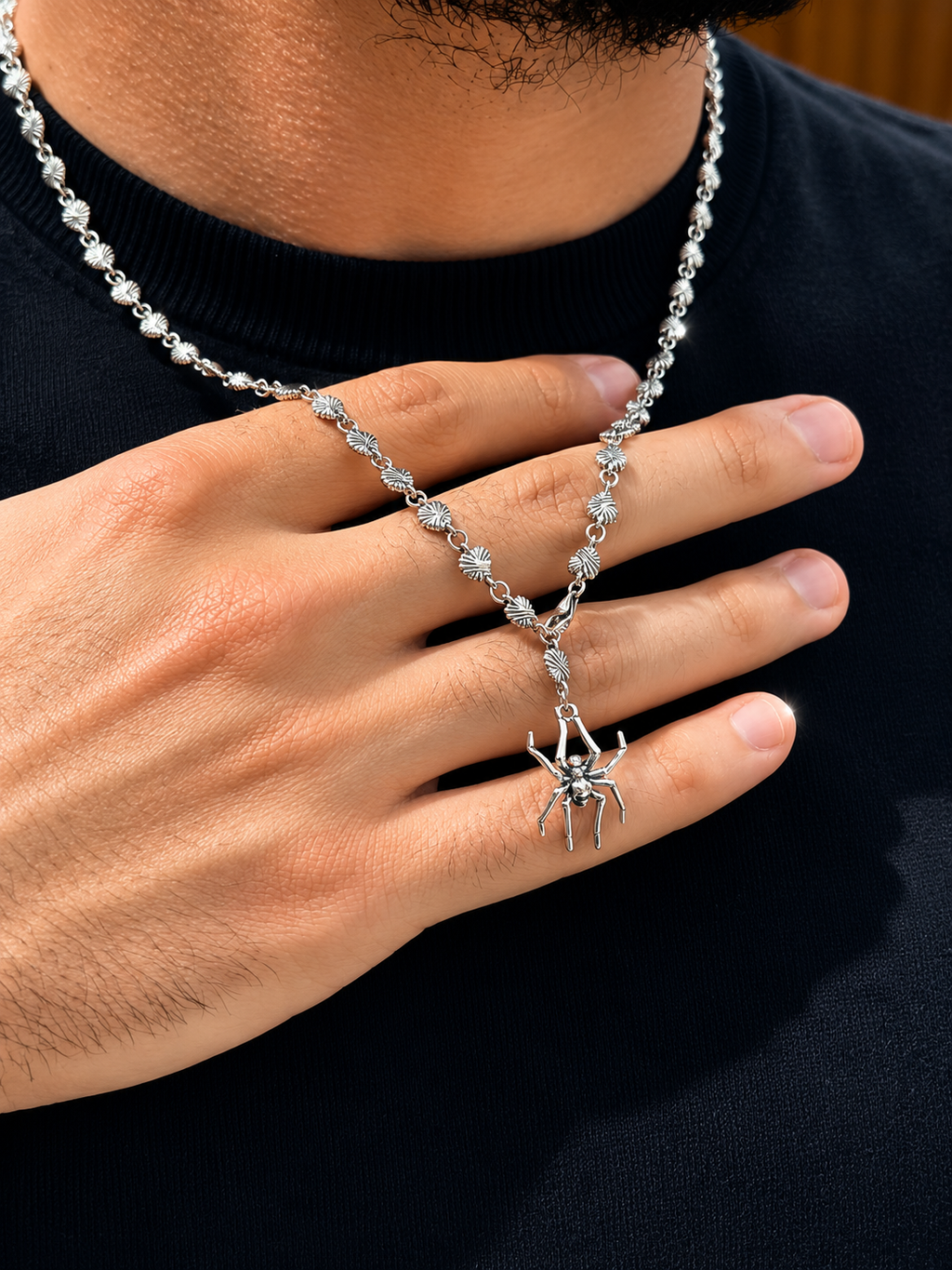 Spider Arctic Chain - S925 Sterling Silver
