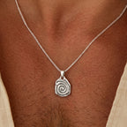 Spiral waves Necklace - S925 Sterling Silver