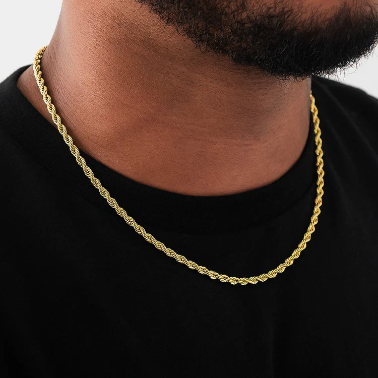 Robe Chain - S925 Sterling Silver Gold Plated