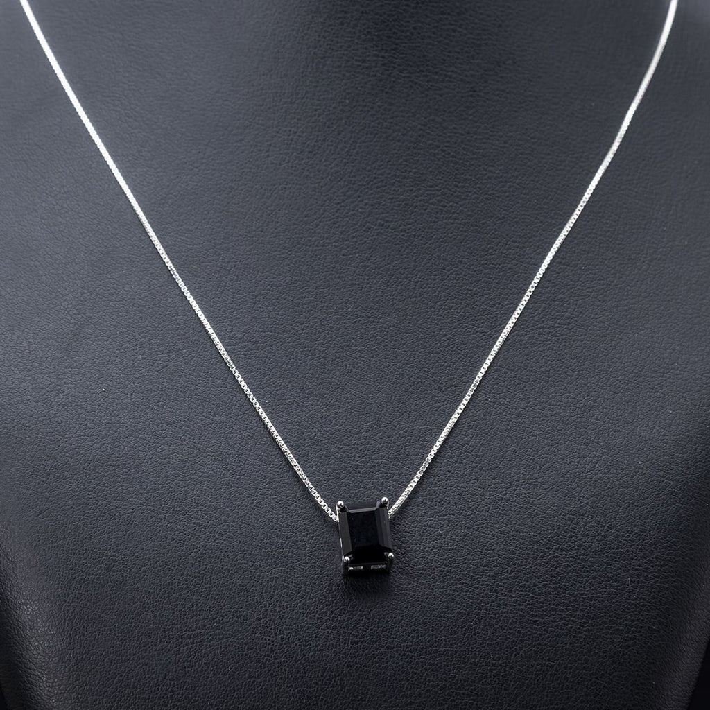 Black Zircon Necklace