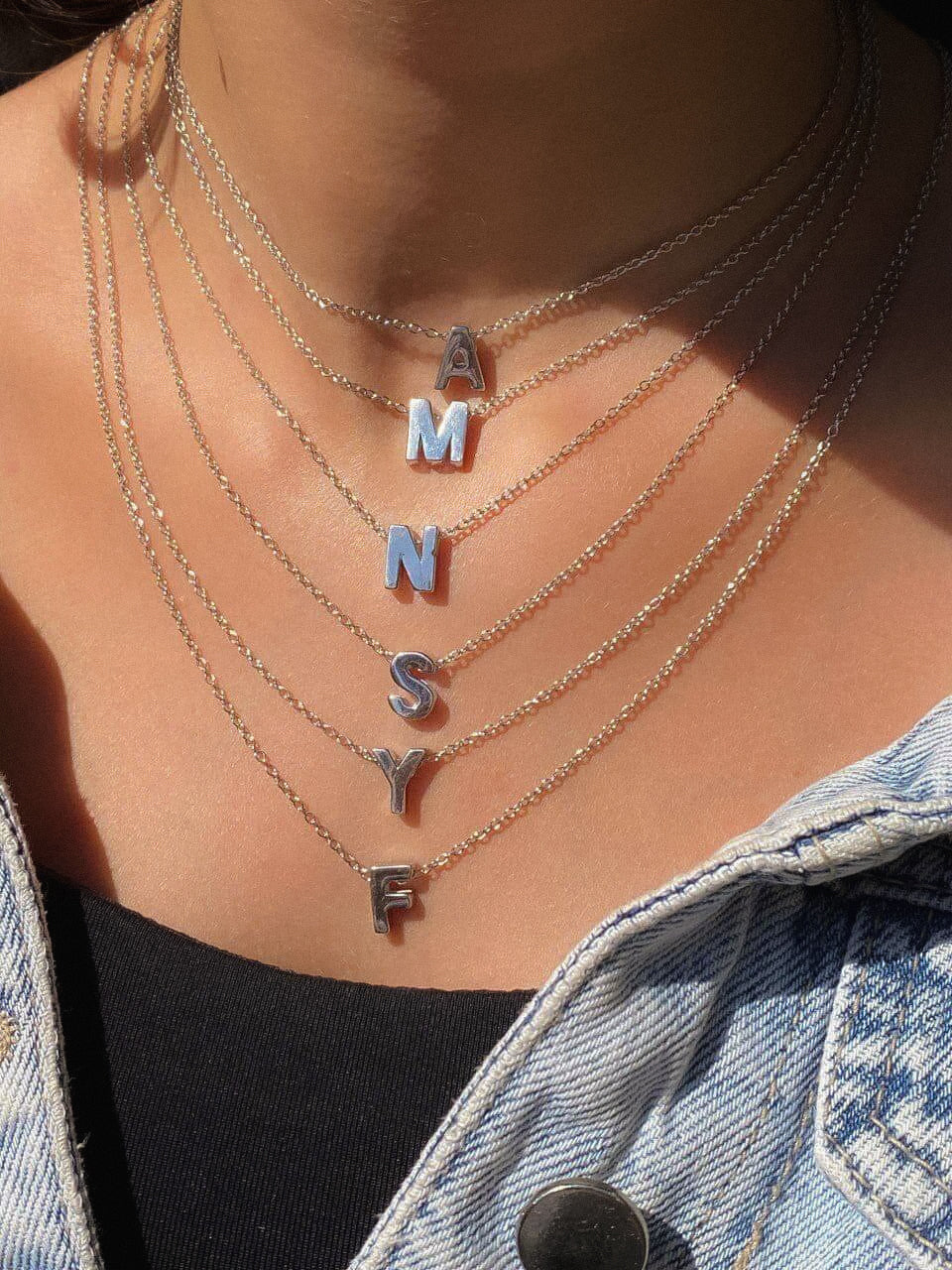 Sila Monogram Necklace
