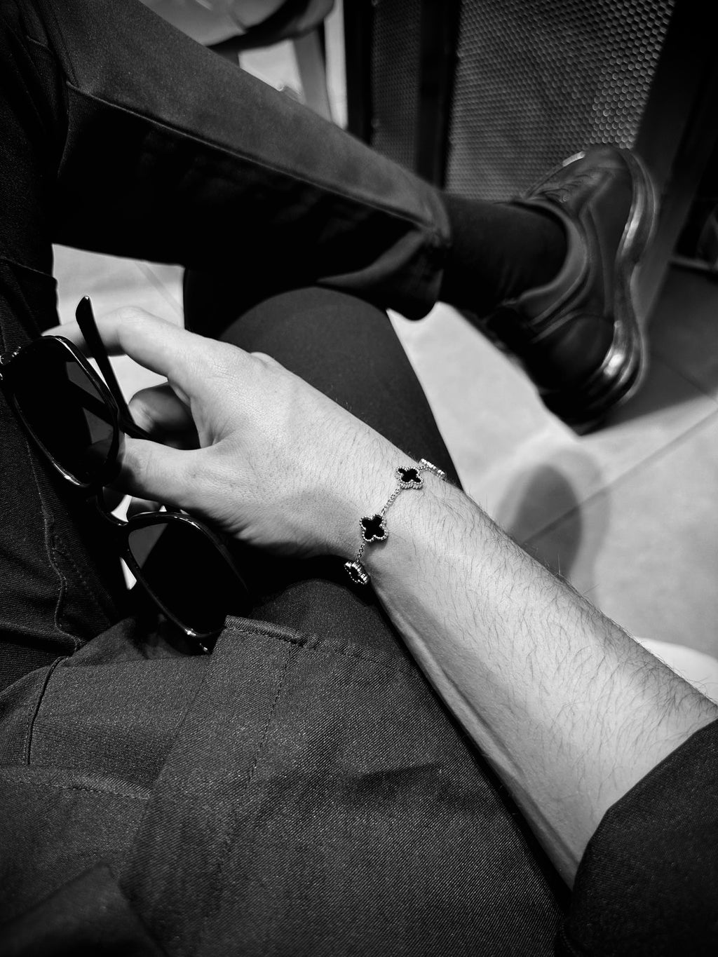 Black Onyx Van Cleef Bracelet