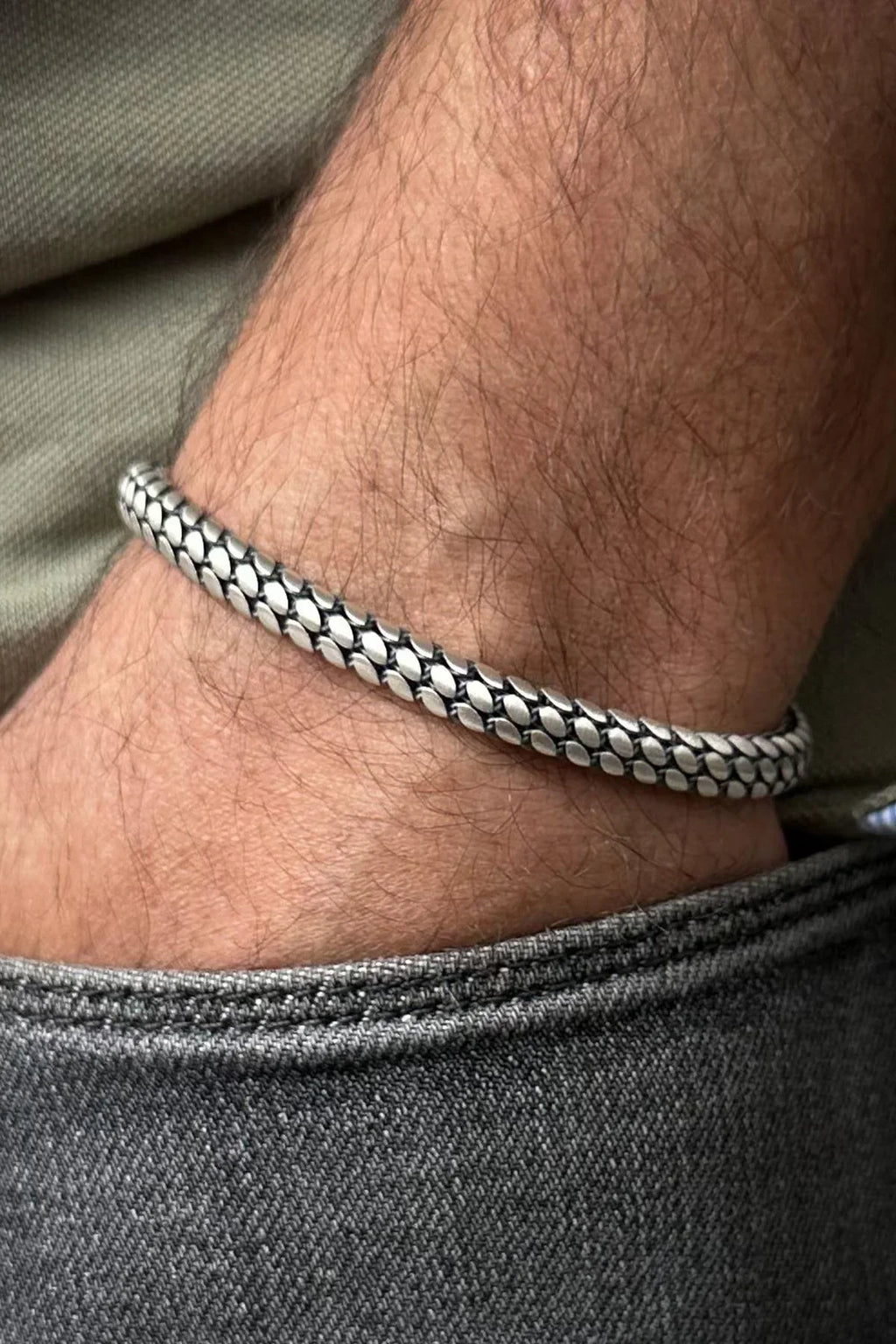 Skin Bracelet - Silver