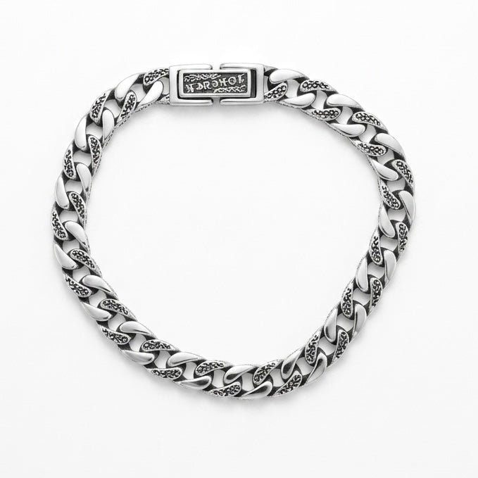 Scratching Linked Bracelet - S925 Sterling Silver