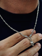 Bone Skull Chain - S925 Sterling Silver
