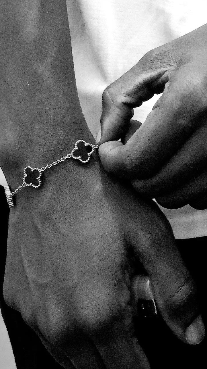 Black Onyx Van Cleef Bracelet