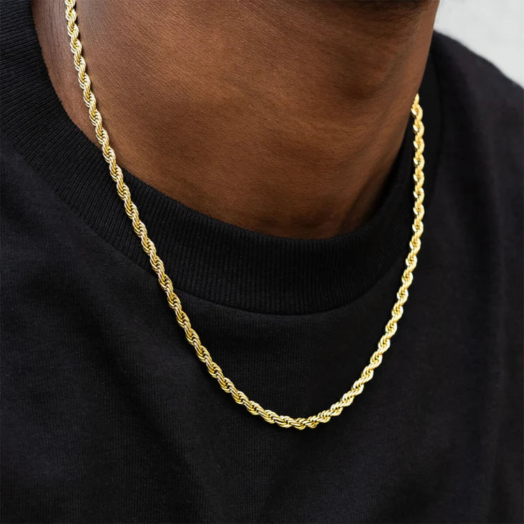 Robe Chain - S925 Sterling Silver Gold Plated