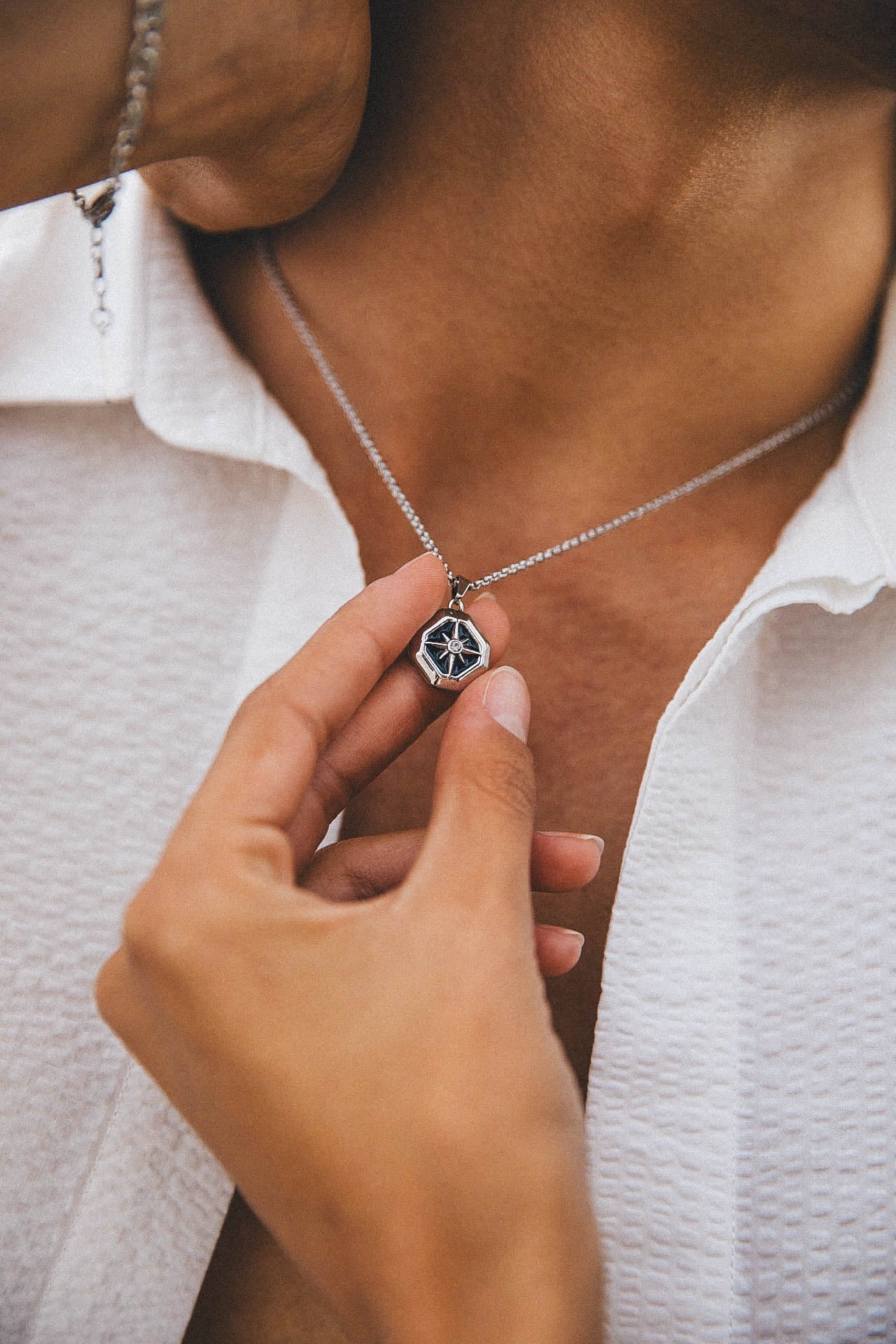 Astra Necklace, Silver