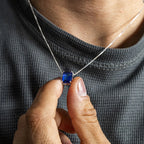 Blue Sapphire Necklace