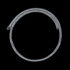 Popcorn Chain-Pure Sterling Silver 925s-(72cm-8mm)