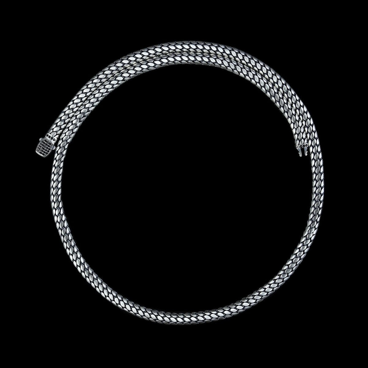 Skin Chain-Pure Sterling Silver 925s-(72cm-8mm)