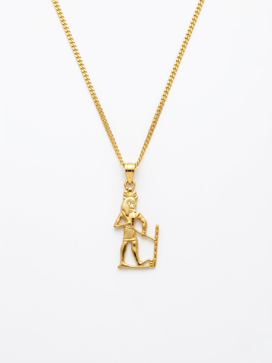 Ancestors' Gold Necklace - S925 Sterling Silver