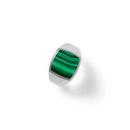 Green Malachite Ring - S925 Sterling Silver