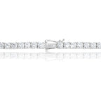 White Tennis Necklace - Sterling Silver 925