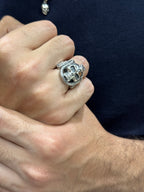 Cobra Skull Ring - S925 Sterling Silver