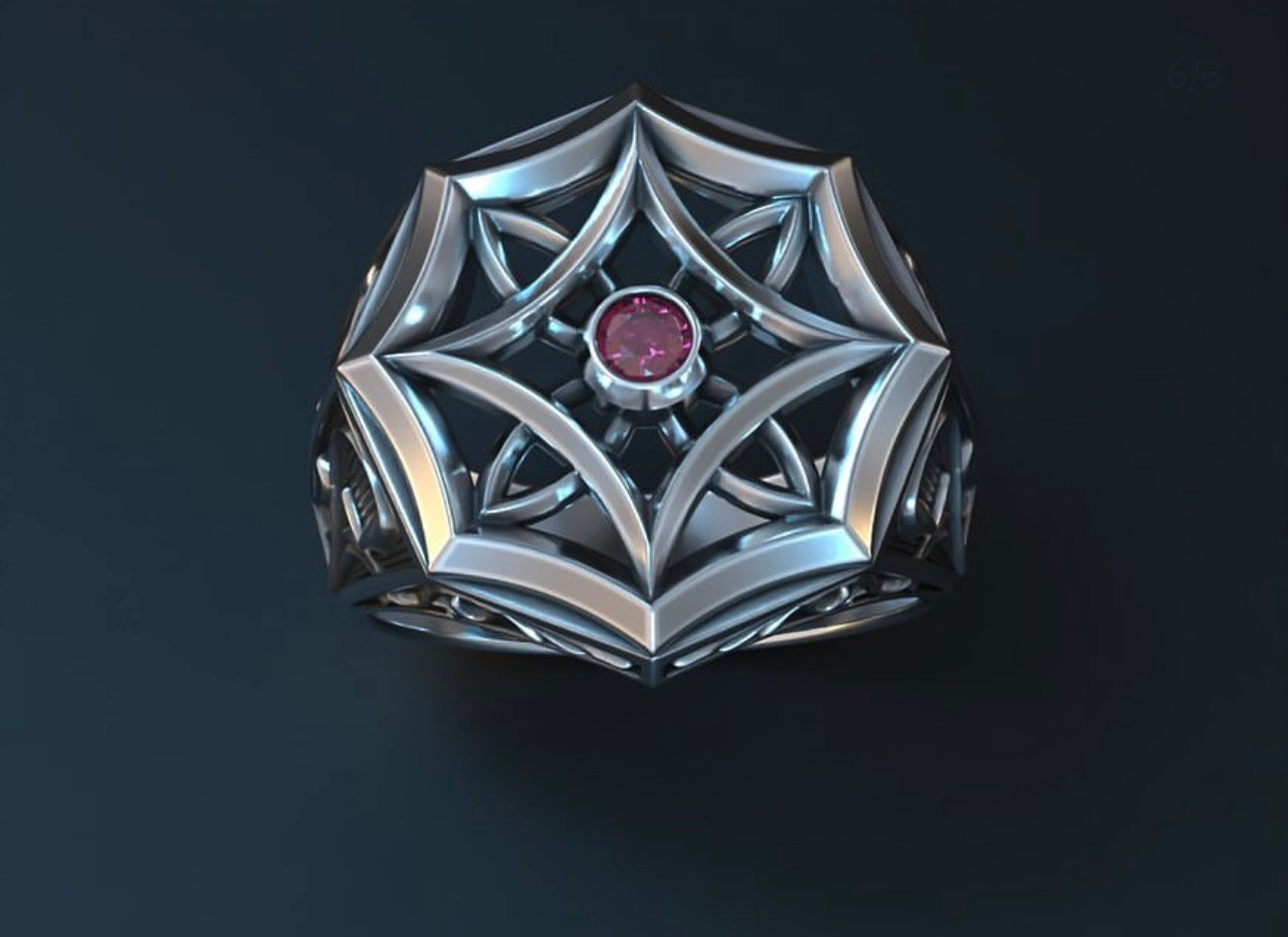 ROYAL CREST RING - Sterling Silver 925