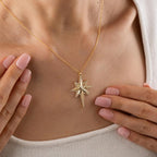 North Star Necklace - Gold