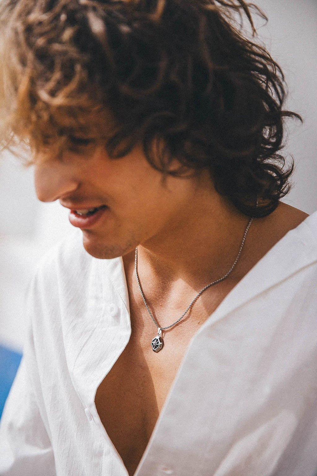 Astra Necklace, Silver