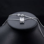 White Zircon Necklace