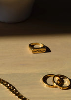 Amwaj Ring - S925 Sterling Silver Gold Plated