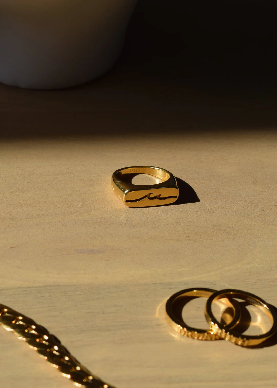 Amwaj Ring - S925 Sterling Silver Gold Plated