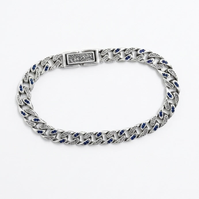 Azure Link Bracelet in Sterling Silver 925s