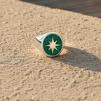 North Star Ring  - Sterling Silver s925