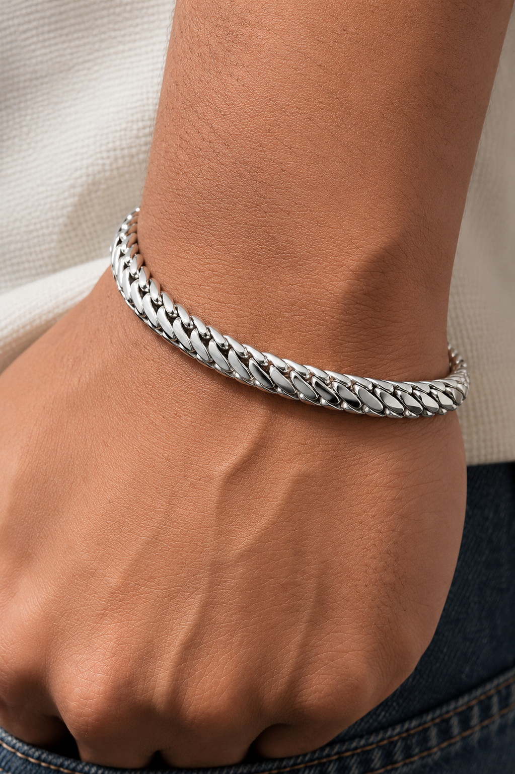 Aegean Link Bracelet Bracelet in Sterling Silver 925s
