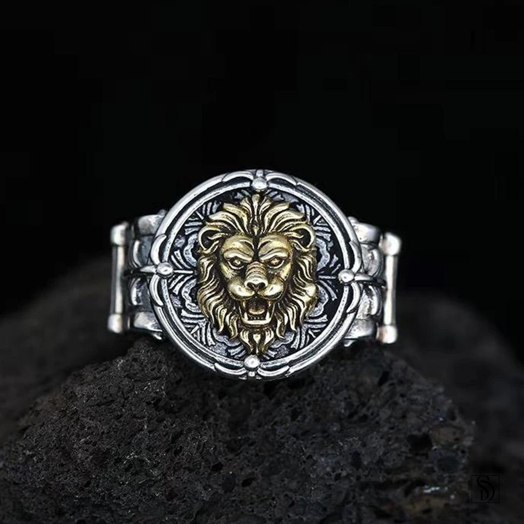 Golden King Ring - S925 Sterling Silver
