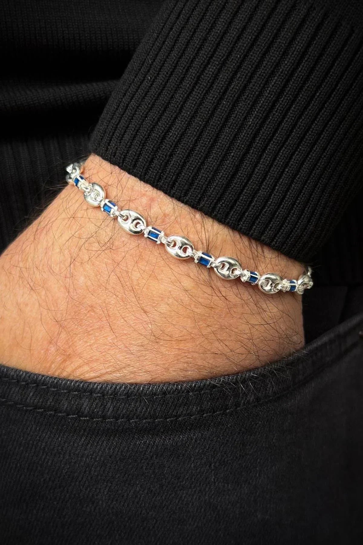 Atlas Blue sapphire Bracelet