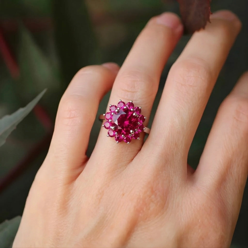 Barbie Blossom Silver Ring