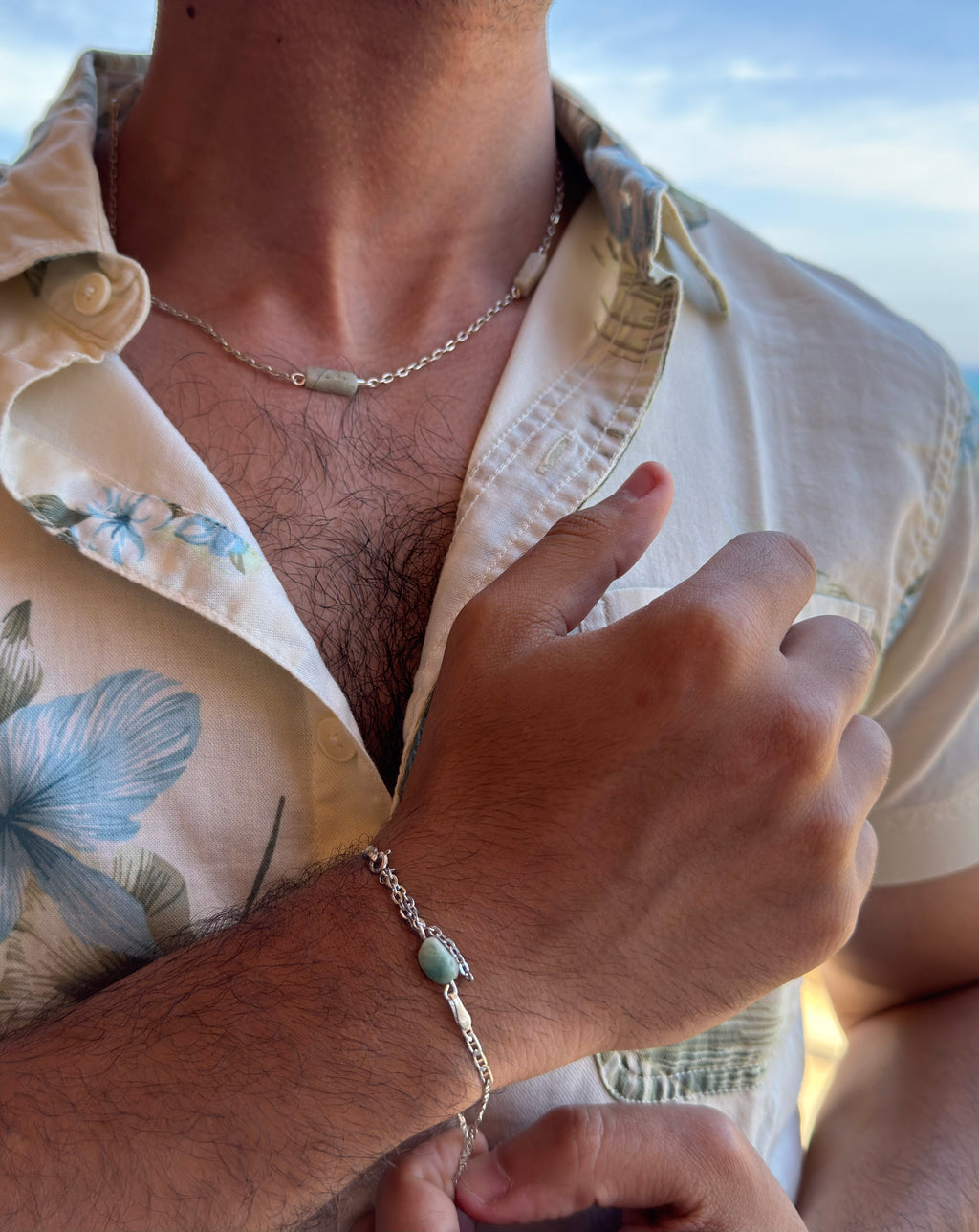 Aqua Soul Bracelet - S925 Sterling Silver