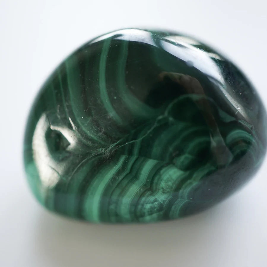 Green Malachite Ring - S925 Sterling Silver