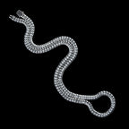 Popcorn Chain-Pure Sterling Silver 925s-(72cm-8mm)