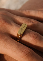 Amwaj Ring - S925 Sterling Silver Gold Plated