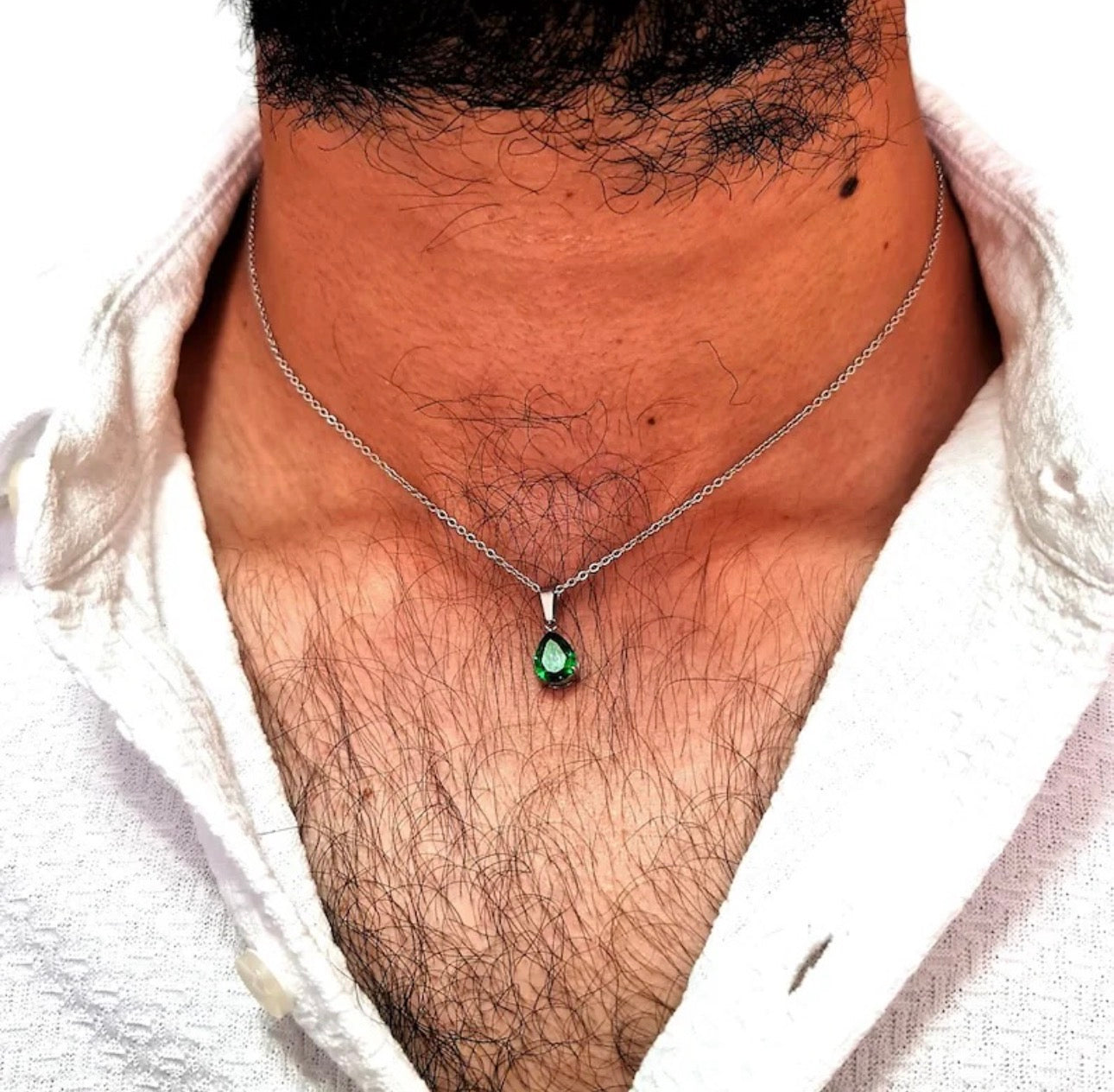 Green Drop Necklace