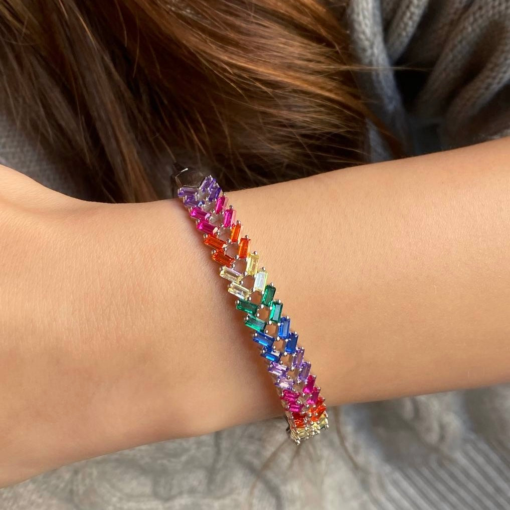 Velvet Spark Tennis Bangle