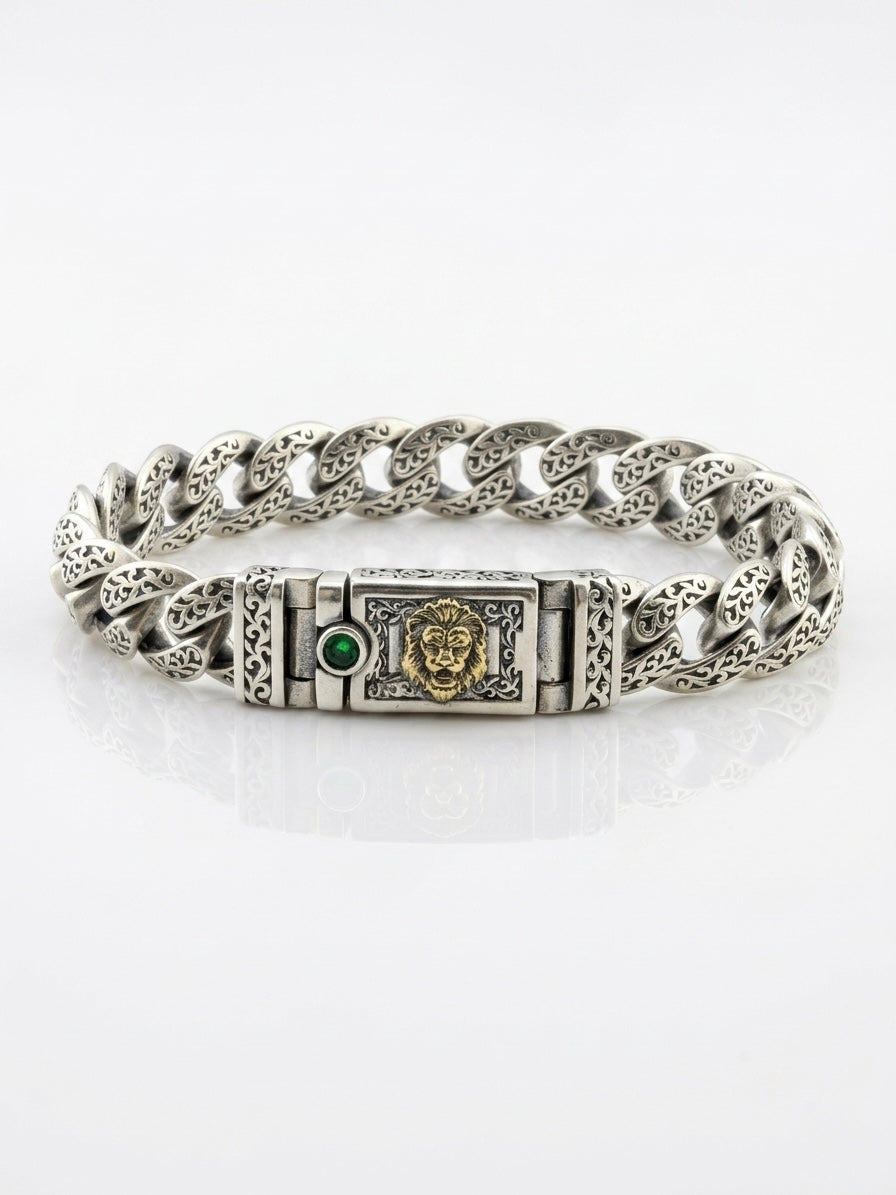 Lion of Babylon Bracelet - Sterling Silver 925