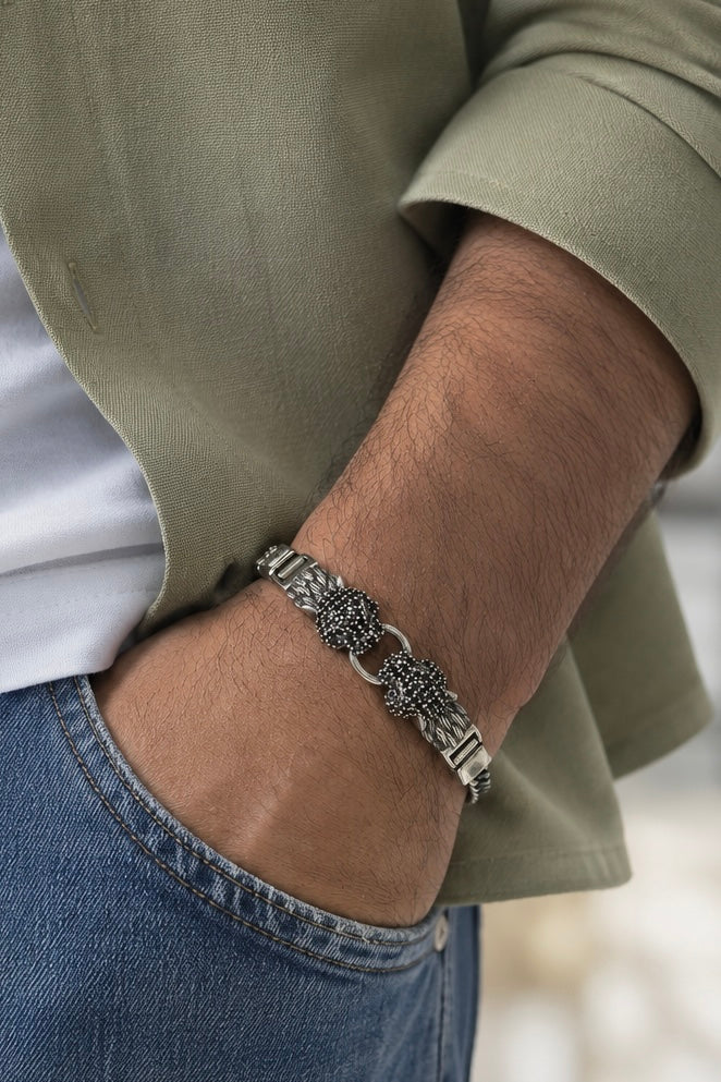 Black Panther Bracelet - S925 Sterling Silver