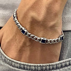Neptune Square Bracelet - S925 Sterling Silver